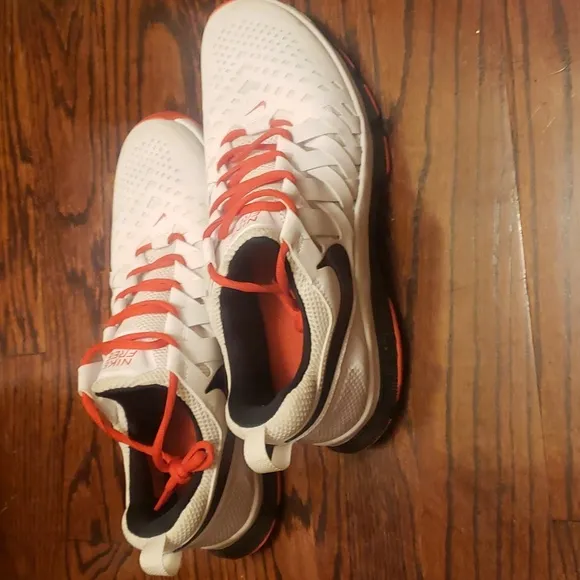 Nike Free Trainer White Black Red gym training athletic sneakers shoes 11.5