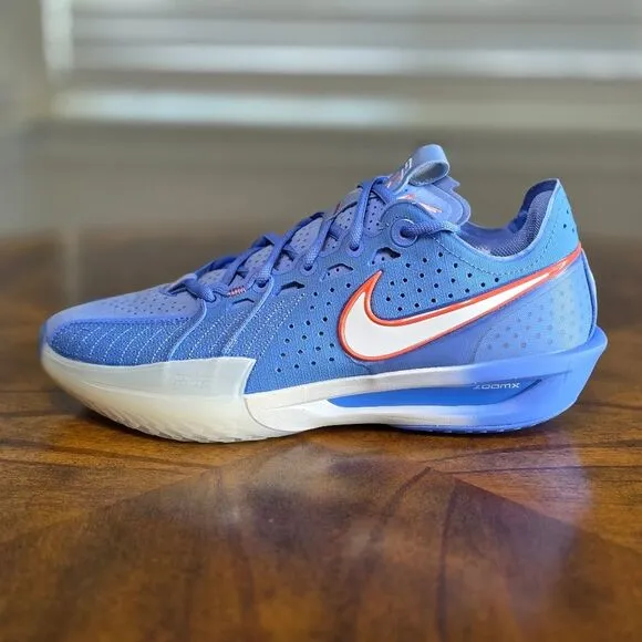 Nike GT Cut 3 Air ZoomX UNC Royal Pulse White Basketball Shoes 11 SE DV2913-403