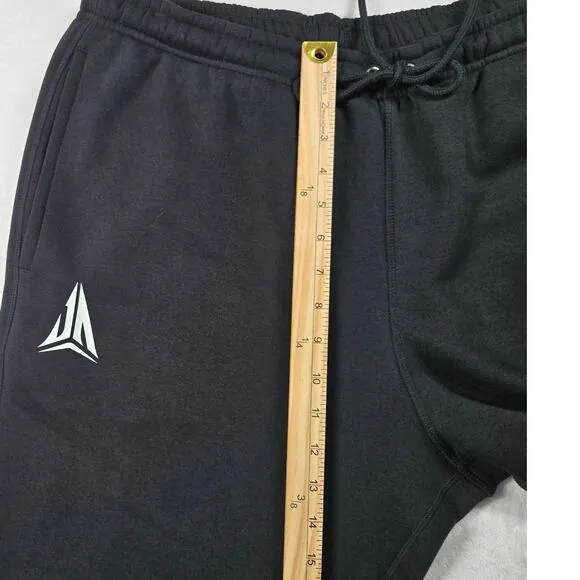 Nike Ja Morant Basketball Fleece Sweatpants XL (36x29.5) FZ1043-010 Black White
