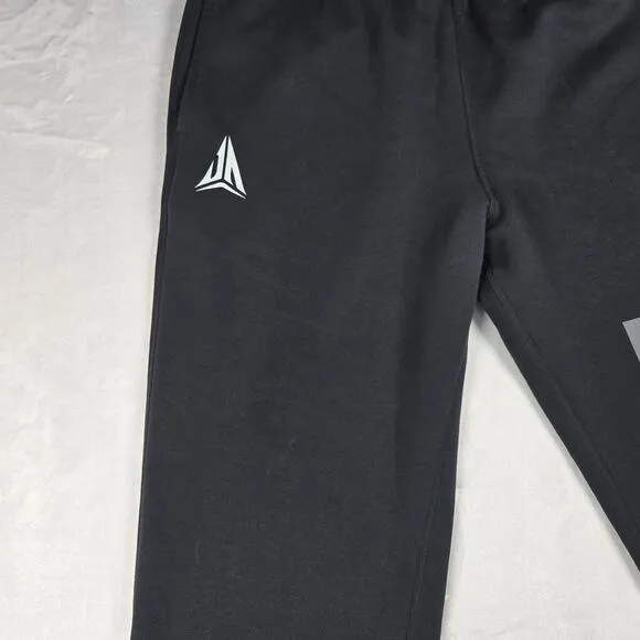 Nike Ja Morant Basketball Fleece Sweatpants XL (36x29.5) FZ1043-010 Black White