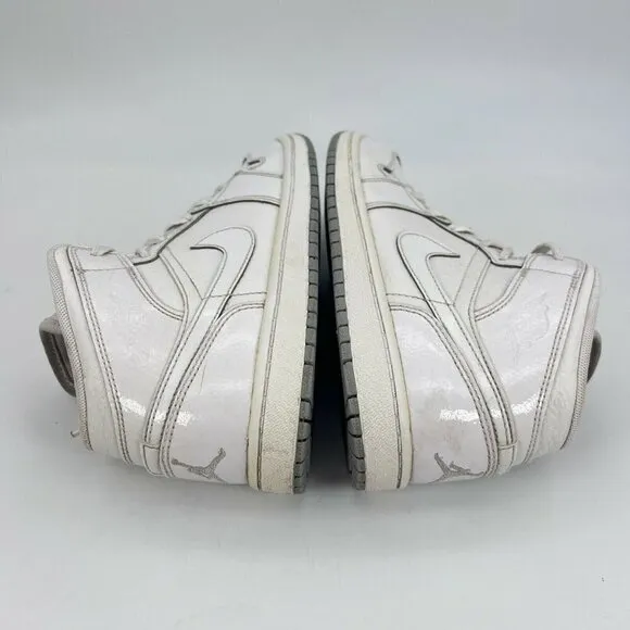 Nike Jordan 1 Phat White Wolf Grey Youth Sneaker Shoes 364772 102 Size 3 Y