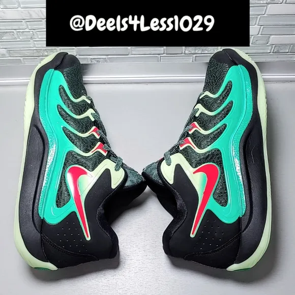 Nike KD 17 Easy Money Sniper Mens Size 9.5 Black Green Crimson
