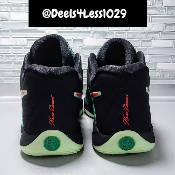 Nike KD 17 Easy Money Sniper Mens Size 9.5 Black Green Crimson