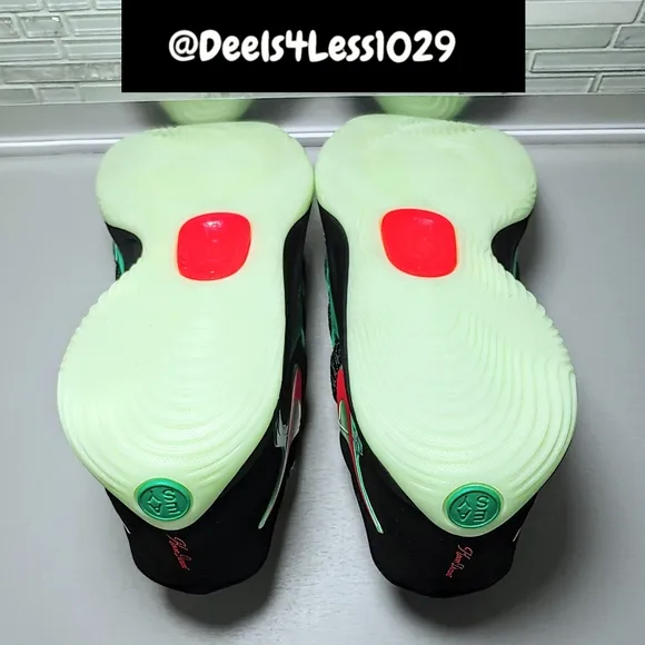 Nike KD 17 Easy Money Sniper Mens Size 9.5 Black Green Crimson