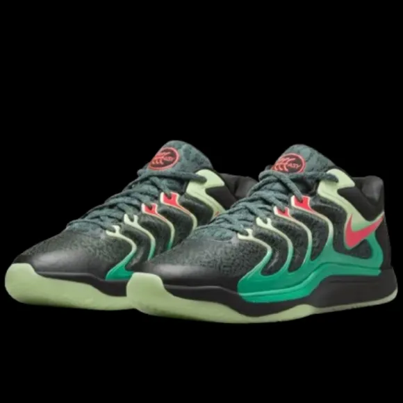 Nike KD 17 Easy Money Sniper Mens Size 9.5 Black Green Crimson