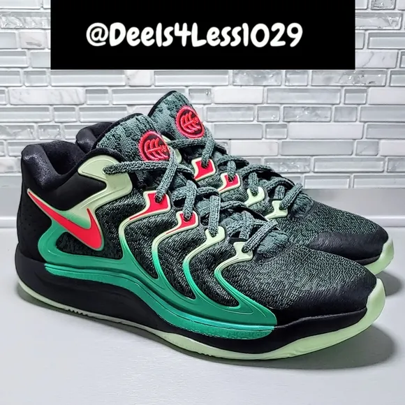 Nike KD 17 Easy Money Sniper Mens Size 9.5 Black Green Crimson