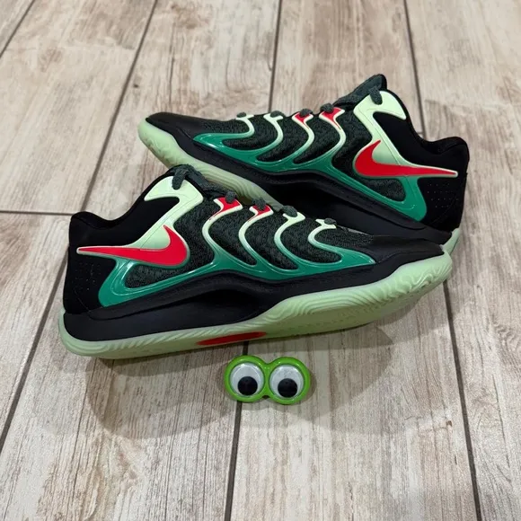 Nike Kevin Durant 17 Easy Money Sniper Black Green Red NEW Shoes Man’s Size