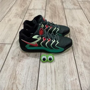 Nike Kevin Durant 17 Easy Money Sniper Black Green Red NEW Shoes Man’s Size