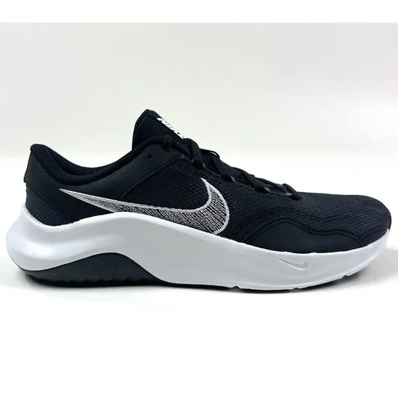Nike Legend Essential 3 NN Mens Size 8.5 Black White Athletic Shoes DM1120-001