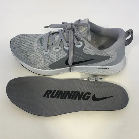 Nike Legend React Gray Running Shoes, Women's 6.5