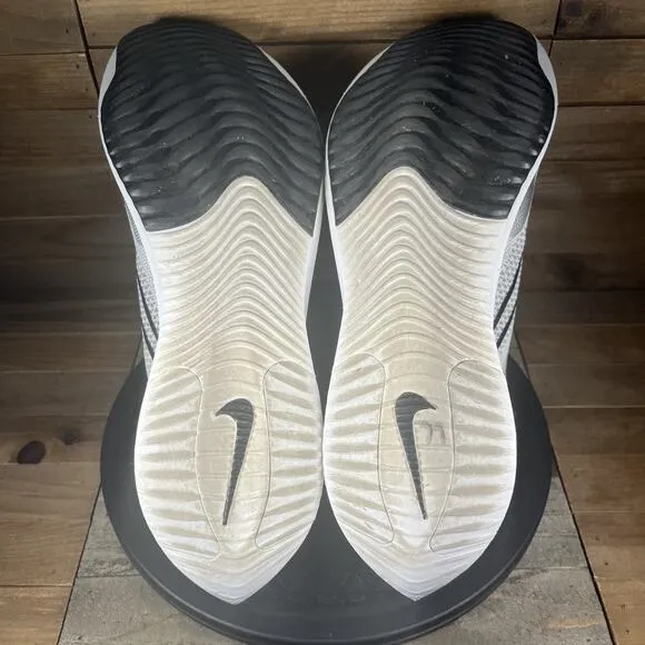 Nike Mens 14 ZoomX Streakfly Racing Shoes White/Metallic Silver/Black DJ6566-101