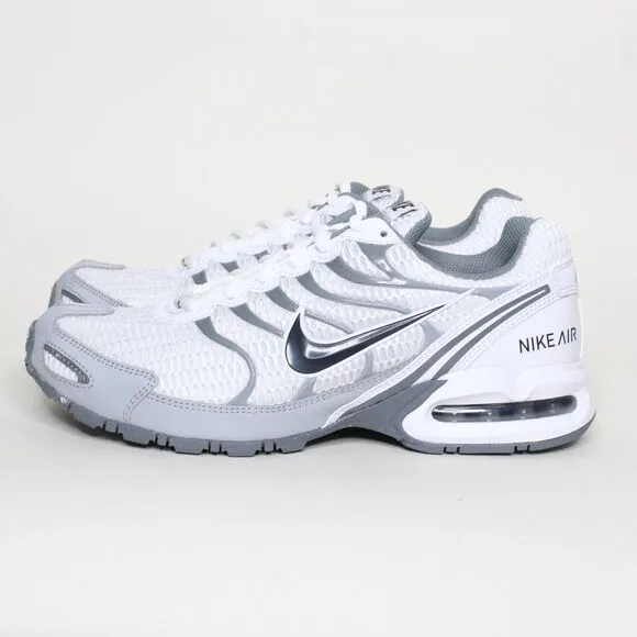 Nike Men's Air Max Torch 4 White Wolf Gray Running &amp; Training Shoes Size 8