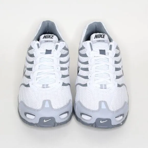 Nike Men's Air Max Torch 4 White Wolf Gray Running &amp; Training Shoes Size 8