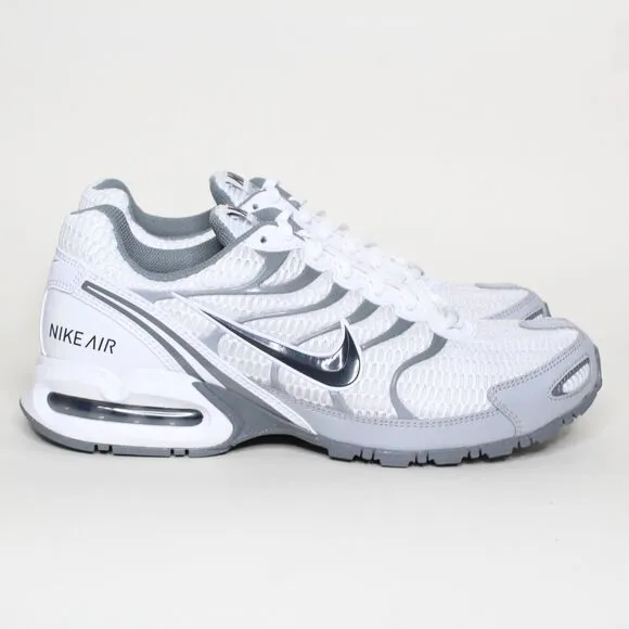 Nike Men's Air Max Torch 4 White Wolf Gray Running &amp; Training Shoes Size 8