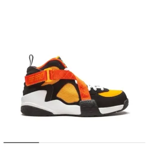 Nike mens Air Raid Black and Orange Shoes