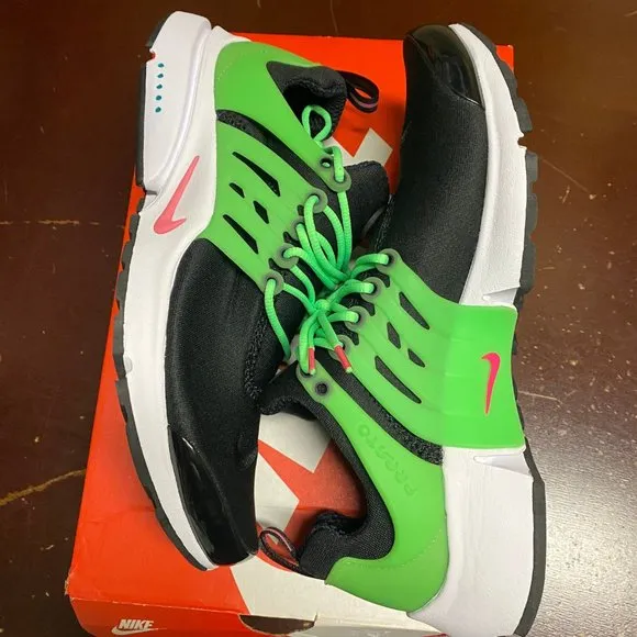 Nike Mens Black Green Air Presto DJ5143-001 Athletic Running Shoes Size US 10