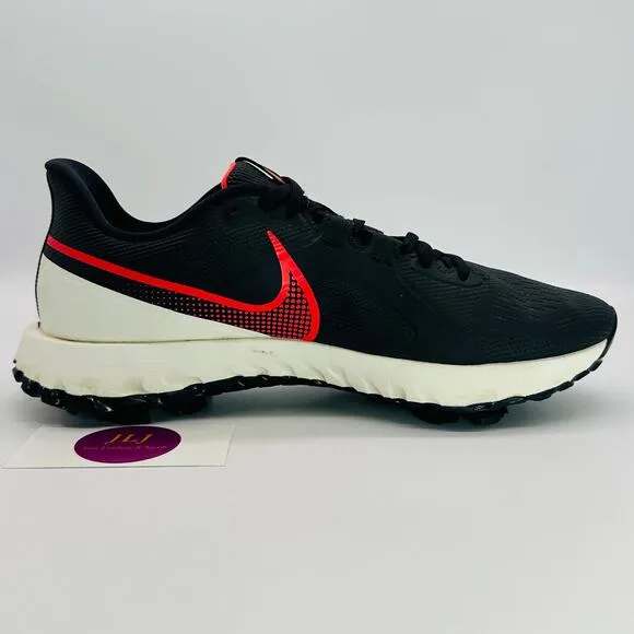 Nike Men's React Infinity Pro Black Crimson Golf Shoes CT6621-002 Size 9 Wide