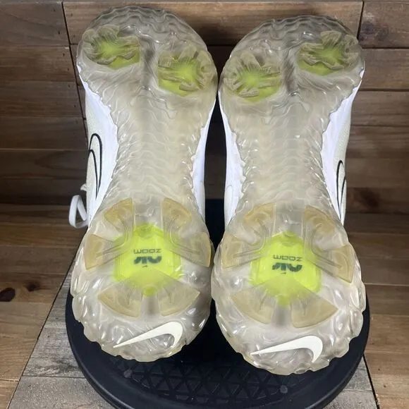 Nike Mens Size US 14 Air Zoom Infinity Tour Golf Shoes White Lace Up Sneakers