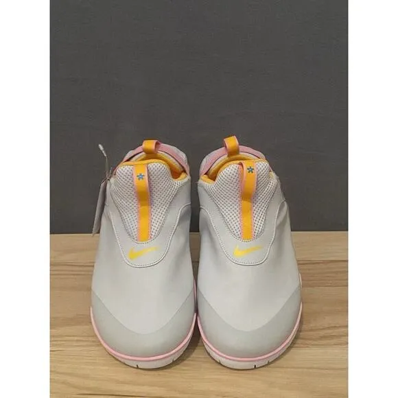 Nike Mens Zoom Pulse Vast Grey Gold Pink Nurse Shoe Sz 10.5 Medical Healthcare