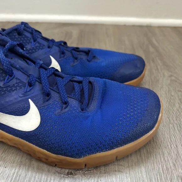 Nike Metcon 4 Men’s 10 Shoes Blue Green Cross Training Gym Sneakers AH7453-701