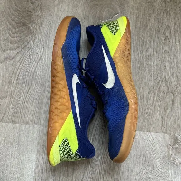 Nike Metcon 4 Men’s 10 Shoes Blue Green Cross Training Gym Sneakers AH7453-701