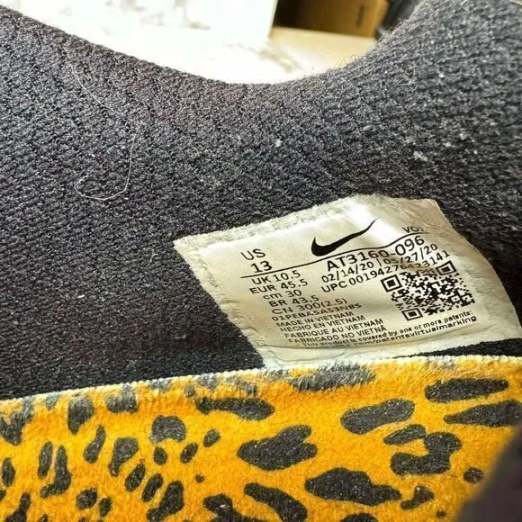 Nike Metcon 6 Leopard Print Athletic Shoes Sneakers‎ Size Women's 13/Men's 11.5