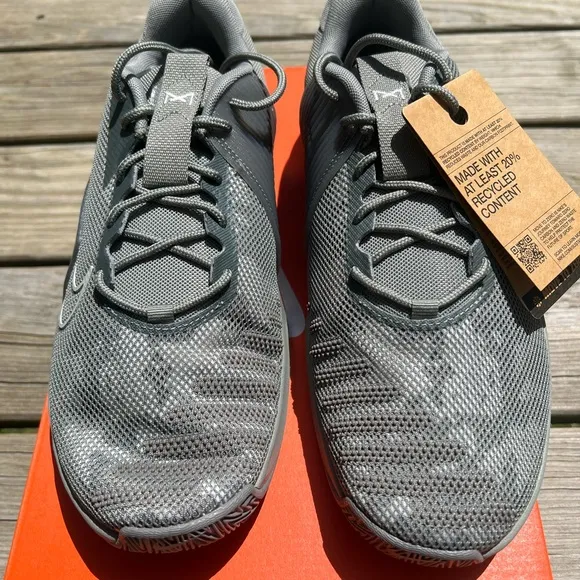 Nike Metcon 9 AMP Dark Stucco Camo White Gym Training  CrossFit Shoes Sz 10.5 🔥