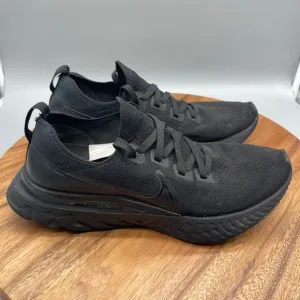Nike React Infinity Run Shoes Mens Size 11 Triple Black Running Comfort Sneakers