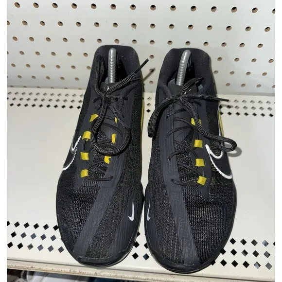 Nike React Metcon Turbo Mens Athletic Cross Training Shoes Size 9.5 Gray Yellow