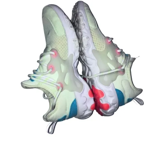 Nike React Presto Barely Volt Hyper Crimson Running Shoes