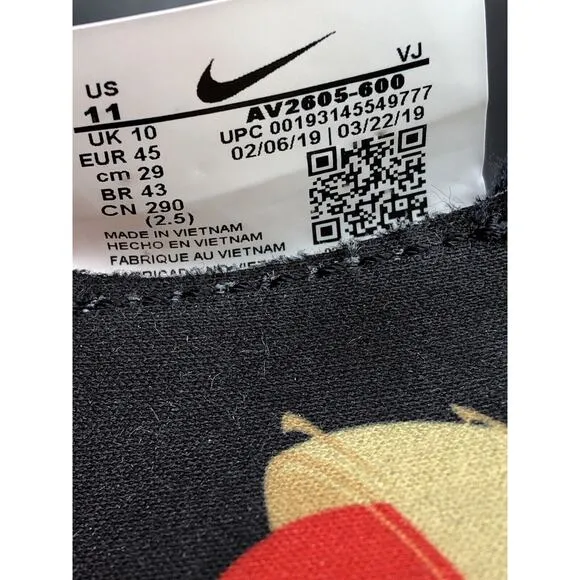 Nike React Presto Tomato Tornado Habanero Red Mens 11 Running Shoes AV2605-600