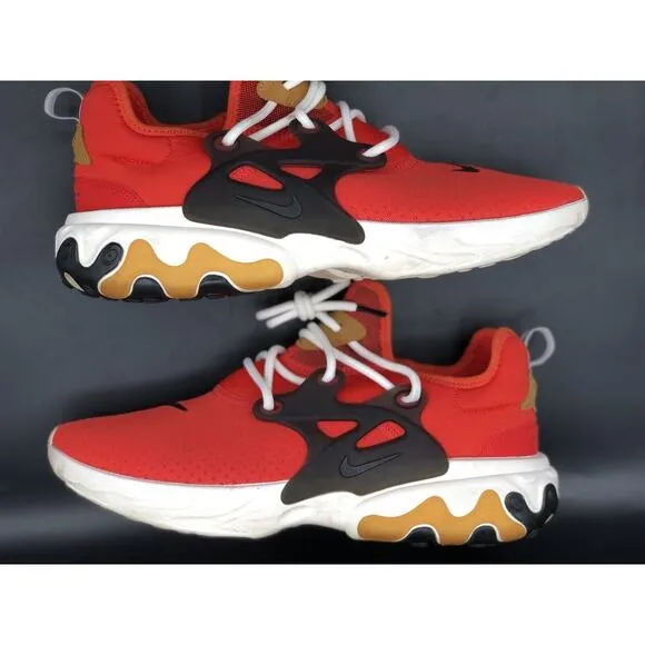 Nike React Presto Tomato Tornado Habanero Red Mens 11 Running Shoes AV2605-600