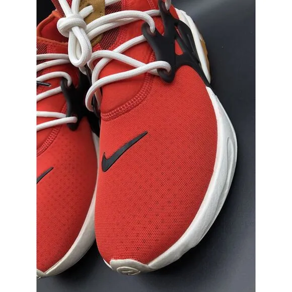 Nike React Presto Tomato Tornado Habanero Red Mens 11 Running Shoes AV2605-600