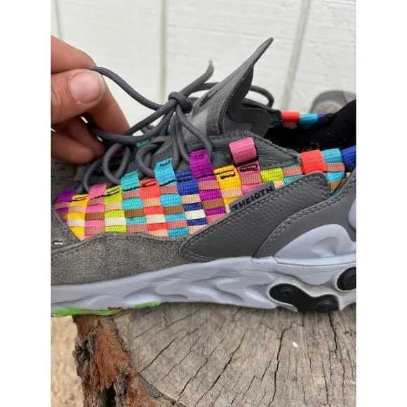 Nike React Sertu Men's Athletic Shoes, Gray / Multi-Colored, Sz 9