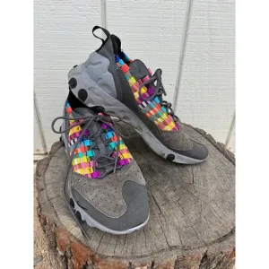 Nike React Sertu Men's Athletic Shoes, Gray / Multi-Colored, Sz 9