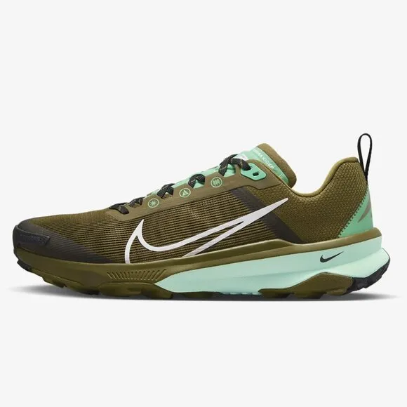 Nike React Terra Kiger 9 Mens Trail Running Shoes Olive Spring Green 12