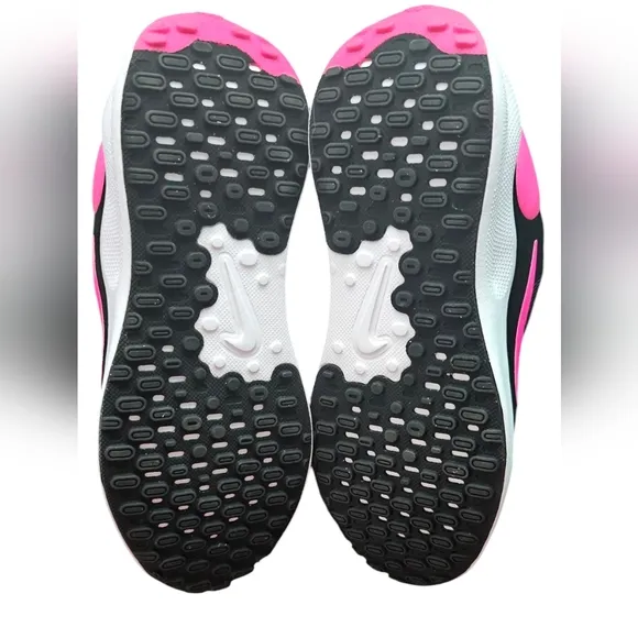 Nike Revolution 7 Big Kids' Running Black and Pink Shoes | Size 1Y