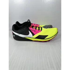 Nike Rival XC 6 Cross Country Spikes Volt Black Pink DX7999-700 Mens Size 10 NEW