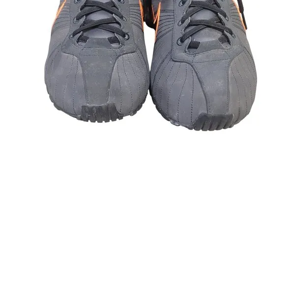 Nike Shox Turbo 2009 Grey Orange 325183-006 Running Shoes Men Size 9.5 RARE
