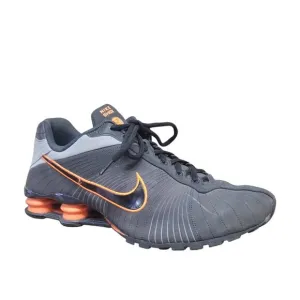 Nike Shox Turbo 2009 Grey Orange 325183-006 Running Shoes Men Size 9.5 RARE