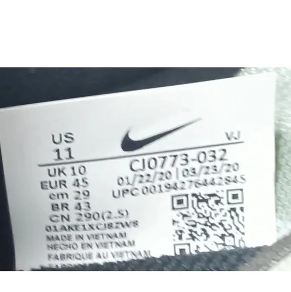 Nike SuperRep Go Black Spiral Sage Men's Shoes Size 11 Sneakers~ CJ0773-032