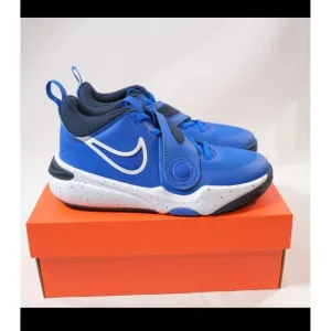 Nike Team Hustle D 11 (GS) Size 4Y Royal Blue Basketball Shoes DV8996-400 NIB
