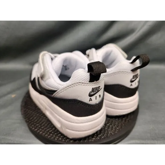 Nike Toddlers Air Max 1 Easyon (PS) Sneakers White Black Size 6 NEW IN BOX!
