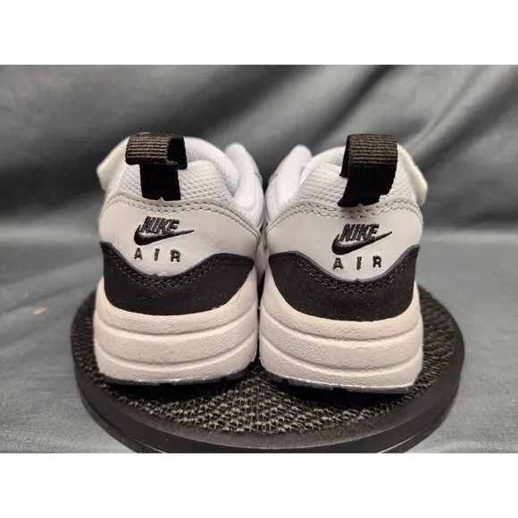 Nike Toddlers Air Max 1 Easyon (PS) Sneakers White Black Size 6 NEW IN BOX!
