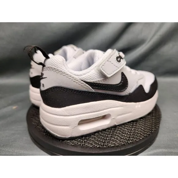 Nike Toddlers Air Max 1 Easyon (PS) Sneakers White Black Size 6 NEW IN BOX!