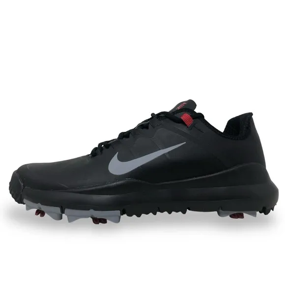 Nike TW 13' Tiger Woods Mens Golf Shoes Black/Stealth-Varsity Red DR5752 016 NEW