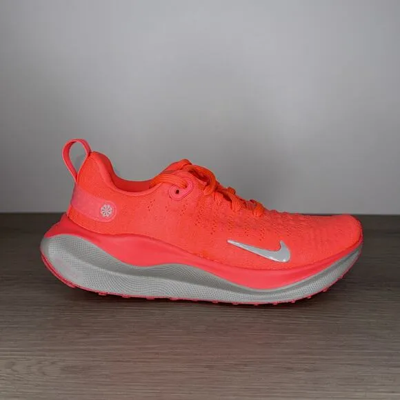 Nike W ReactX Infinity Run 4 Hot Punch Iron DR2670 602 Wmns Sz 6/Mens Sz 7.5
