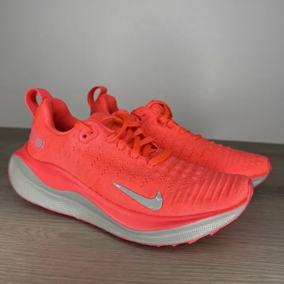 Nike W ReactX Infinity Run 4 Hot Punch Iron DR2670 602 Wmns Sz 6/Mens Sz 7.5