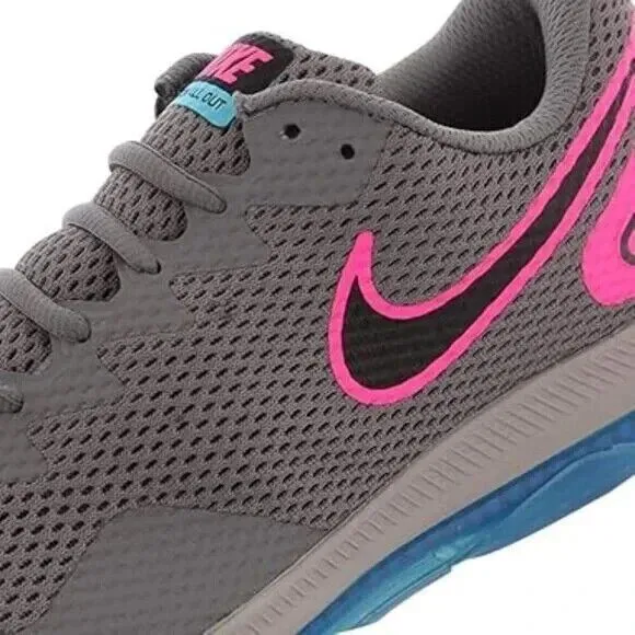 NIKE ZOOM ALL OUT LOW 2 MEN SIZE 12 GUNSMOKE PINK BLAST NEW COMORT RUN N…