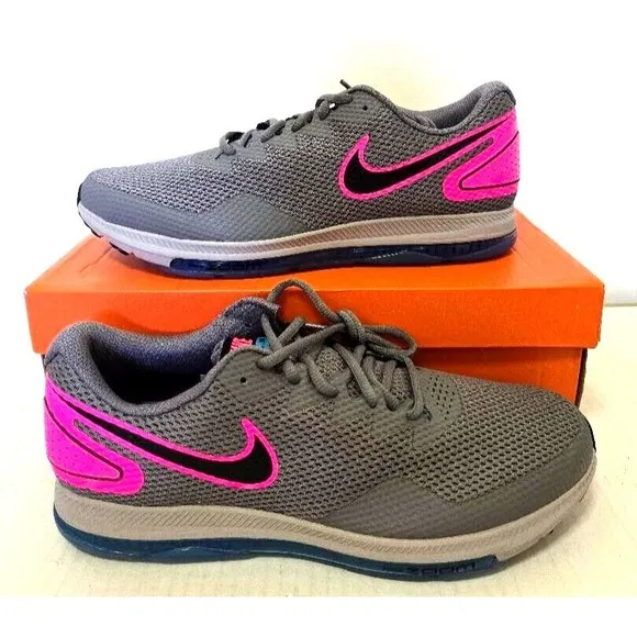 NIKE ZOOM ALL OUT LOW 2 MEN SIZE 12 GUNSMOKE PINK BLAST NEW COMORT RUN N…